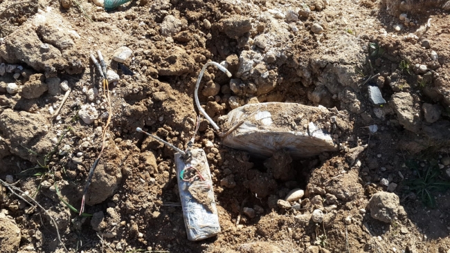 Rasulayn'da teröristlerce tuzaklanmış patlayıcı imha edildi